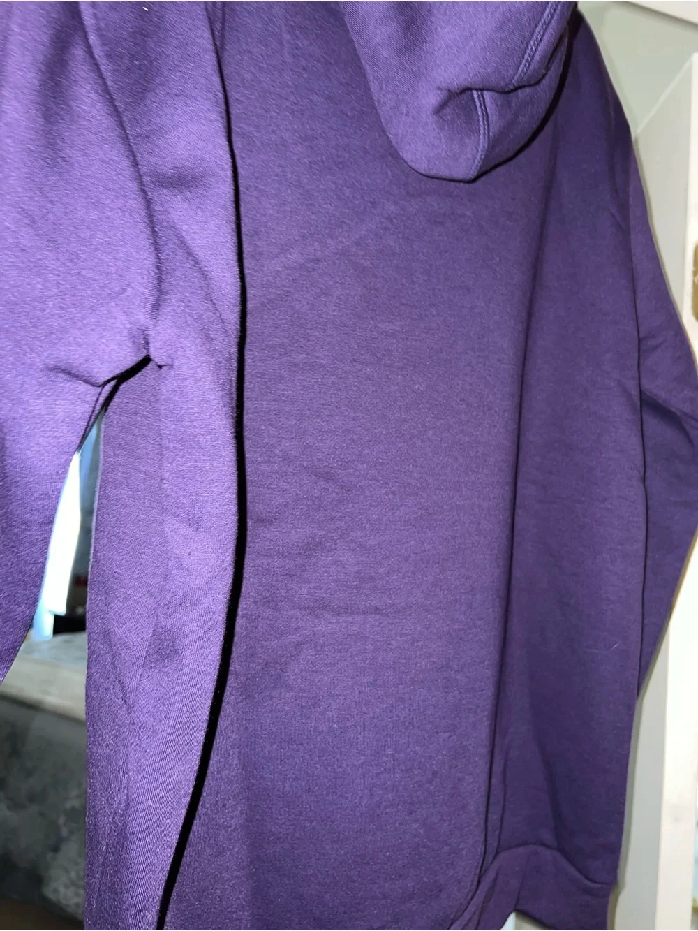 Nike Purple Pullover Hoodie with Black Logo